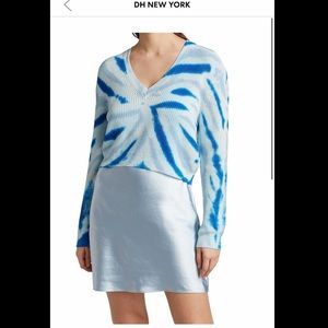 Tie dye combo slip dress